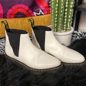 Dr. Martens White Chelsea Boot